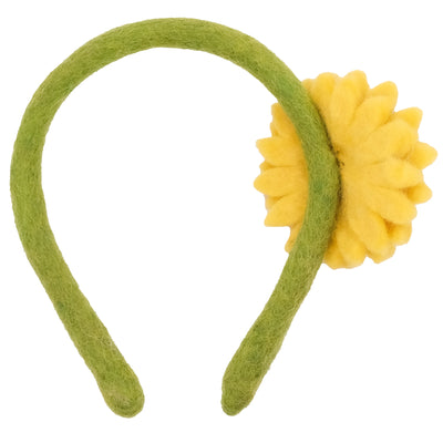 Sunflower Handmade Felt Headband
