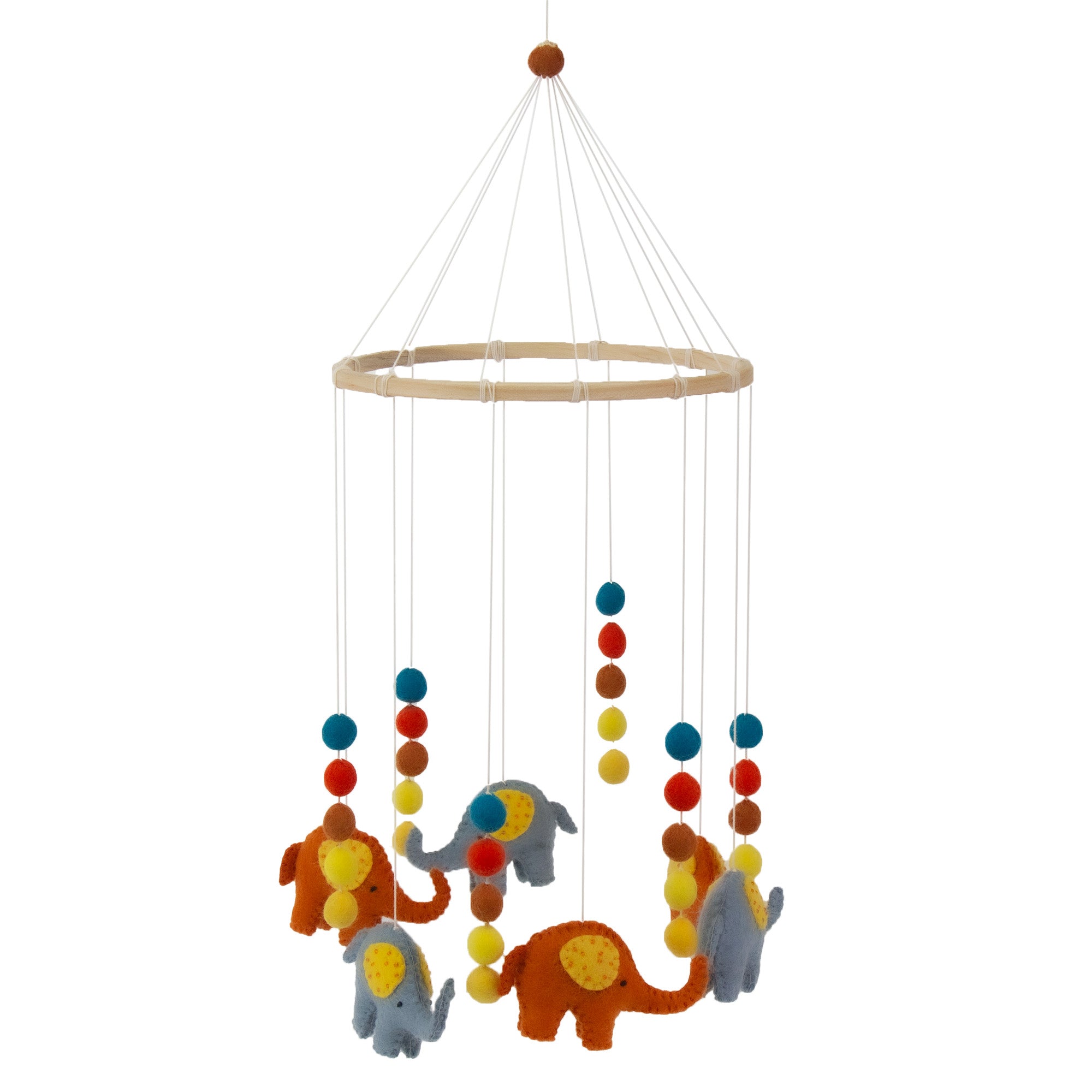 Mobile Elephant Circus Decor for Nursery, Kids or Home Decoration