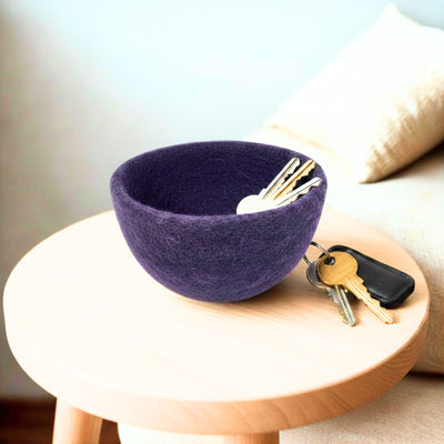 Handmade Felt Keepsake Bowl- Autumn Color Options
