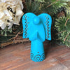 Single Colorful Soapstone Angel Sculptures - 5 inch Tall