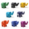 Single Soapstone Elephant - Medium 2.5-3-inch