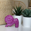 Single Soapstone Lions 3-inch