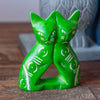 Single Soapstone Lovey Cats - 4 -inch