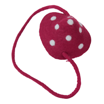 Felt Mushroom Bucket Shoulder Bag