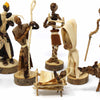 Banana Fiber Nativity 13-piece Set Round - Kenya