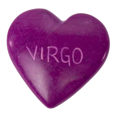 5-Pack - Soapstone Zodiac Hearts - Virgo