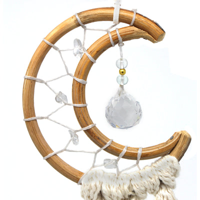 Macrame Dreamcatcher - Little Blue Moon