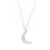 Crescent Moon Pendant Necklace - Pack of 3