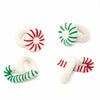 Set of 4 Napkin Rings, Peppermints