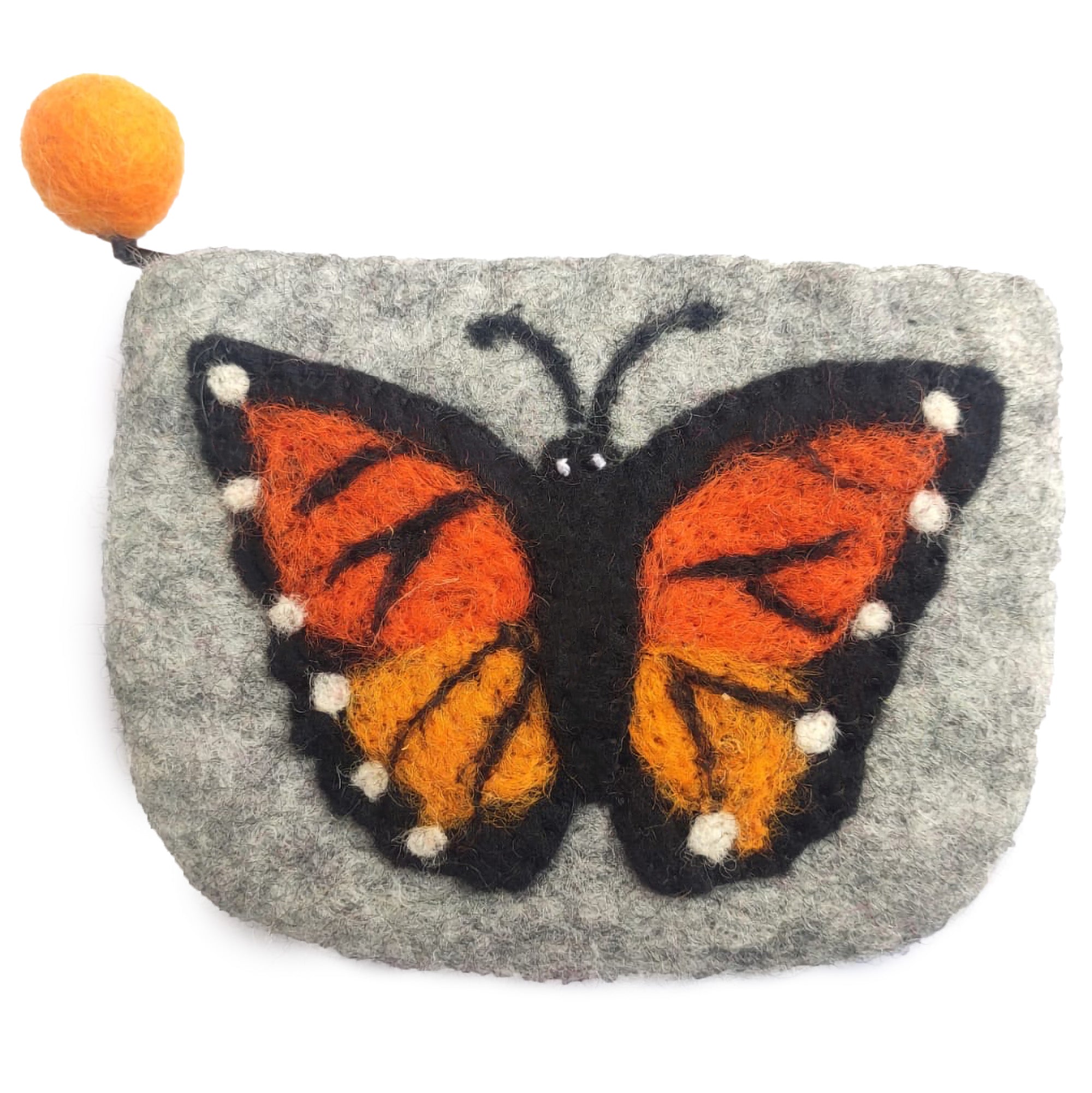 Monarch Butterfly Felt Embroidery Kit