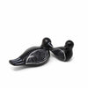 2-Piece Set - Soapstone Black Birds - Big & Little