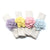 Pastel Zinnias Felt Napkin Rings, Set of 4