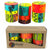 Hand-Painted Votive Candles, Boxed Set of 3 (Matuko Design)