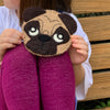 Pug Puppy Felt Coin Purse