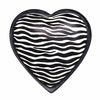 Soapstone Heart Bowl - Medium - Zebra Pattern