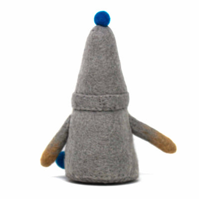 Handcrafted Felt Winter Blue Winkle Gnome Décor