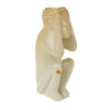 Soapstone Monkey See, Do, Hear Candlestick Holder Statues