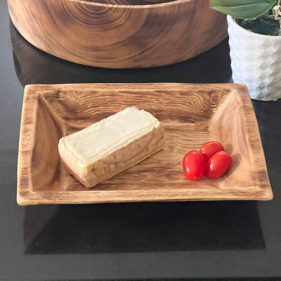 Hand Carved Jacaranda Wood Bowl Platter