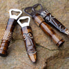 African Bone Bottle Opener, Tiki Mixed Design