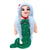 Holiday Mermaid Handmade Felt Ornament