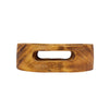 Nested Jacaranda Wood Trays with Handle, Set of 2