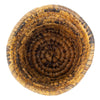 Handwoven Banana Fiber Stacked Baskets, Two Nested
