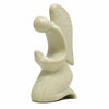 Soapstone Praying Angel Sculpture - Natural Stone