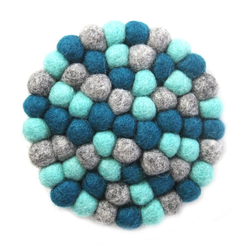 Single Chakra, Light Blues Coaster