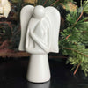 Soapstone Angel with Eternal Light Sculpture