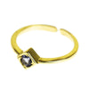 Iolite Brass Stackable Ring, PACK OF 3