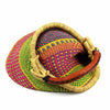 Bolga Pot Basket - Mixed Colors