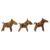 Banana Fiber Cute Hippo Baby Sculptures, Set of 3