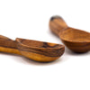 Petite Teardrop Olive Wood Scoop, Set of 3
