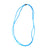 Long Single Strand Maasai Bead Necklace, Sky Blue