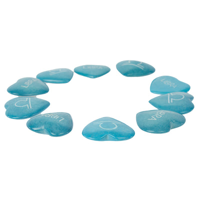 10-Pack - Soapstone Zodiac Hearts - Libra