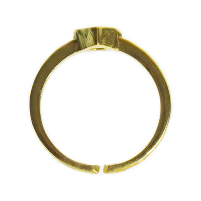 Garnet Brass Stackable Ring, PACK OF 3