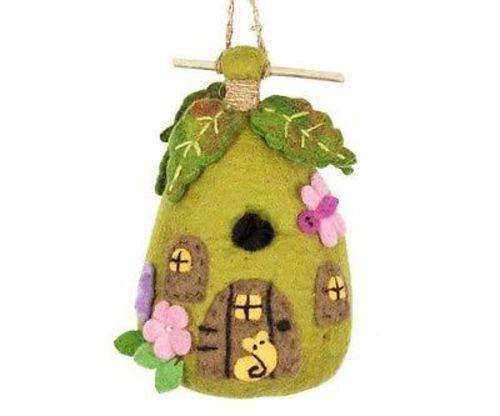 Wild Woolies Felt Birdhouse - Fairy House