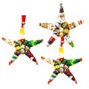 Paper Mache Star Ornament from Haiti, PACK OF 3
