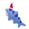 Shark Santa Handmade Felt Ornament
