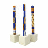 Hand Painted Taper Candles, Three in Gift Box Durra Design