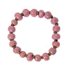 Haiti Clay Bead Bracelet, Pink - PACK OF 3