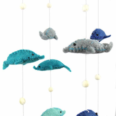 Dolphins Felt Nursery Mobile