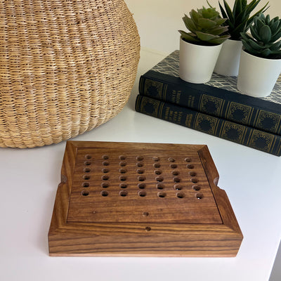 Handmade Sheesham Wood Connect Four Game
