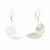 Mother-of-Pearl Crescent Moon Earrings