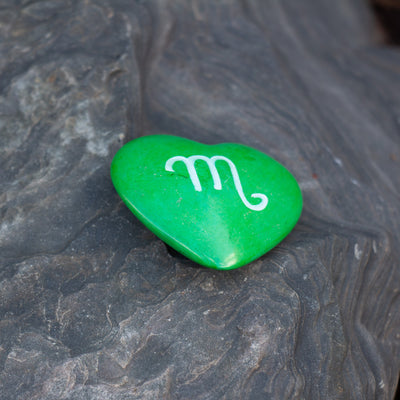 5-Pack - Soapstone Zodiac Hearts - Scorpio