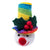 Rainbow Top Hat Snowman Handmade Felt Ornament