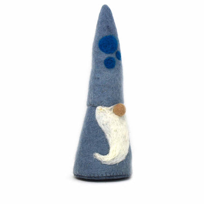 Handcrafted Felt Winter Blue Elfie Gnome Décor