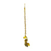 Brass Chain Labradorte Uncut Stone Earrings, PACK OF 3