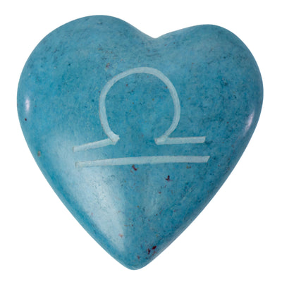 10-Pack - Soapstone Zodiac Hearts - Libra