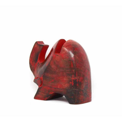 Elephant Eyeglass Stand in Red Wash - Pack of 3